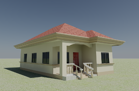 3d house Modelo 3D .c4d .max .obj .3ds .fbx .stl .blend 