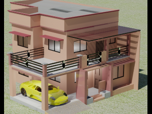 3d house 3D Model