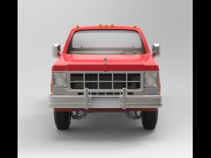 जीएमसी 1979 सिएरा ग्रांडे 454 3D मॉडल