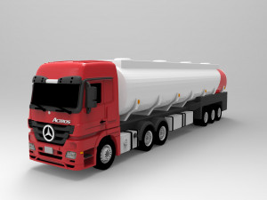 mercedes benz actros 3D 모델