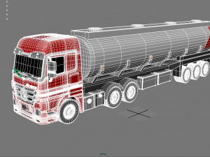mercedes benz actros 3D Model