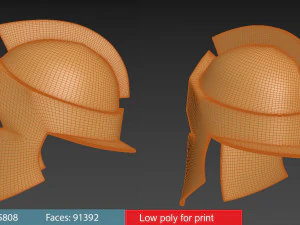 300 spartan helmet replica 3D Print Model
