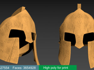 300 spartan helmet replica 3D Print Models