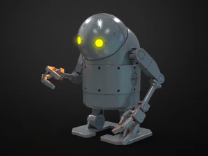 nier automata - small stubby robot 3D Print Model