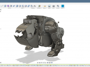 robo dog chip dale Modèles 3D en vedette