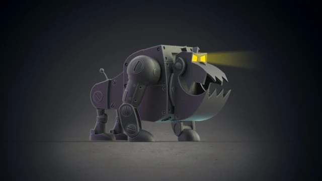 robo dog chip dale 3D Print Model .c4d .max .obj .3ds .fbx .stl .blend 