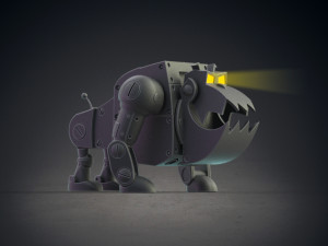 robo dog chip dale 3D Print Model