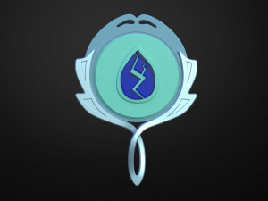 mirror gem - steven universe - lapis lazuli 3Dプリントモデル