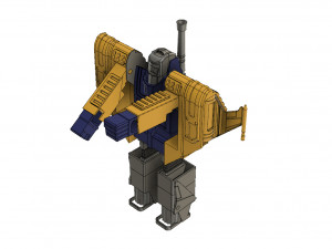 robot transformer from 90 toy 3D Print Model