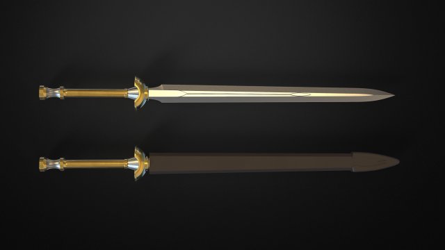 shield hero raphtalia sword full set Modelo de Impressão 3D .c4d .max .obj .3ds .fbx .stl .blend 