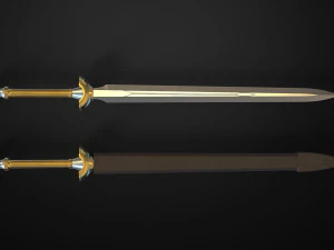 schildheld raphtalia zwaard volledige set 3D printmodel