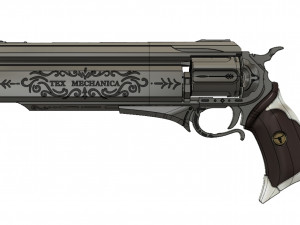 laconic exotic ornament hand cannon - destiny 2 forsaken 3d print model 3D Print Model