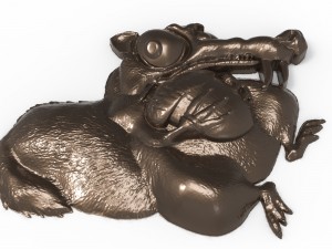 scrat ice age squirrel bas relief 3D प्रिंट मॉडल