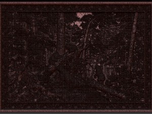 morning in a pine forest bears bas relief 3D मॉडल