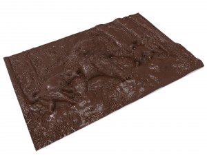 bear hunt bas relief 3D Model