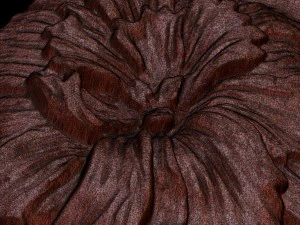 carnation bas relief for cnc 3D Model