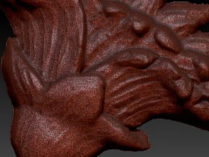 carnation bas relief for cnc 3D Model