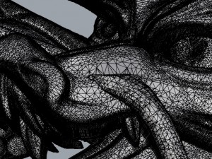 chinese dragon bas relief for cnc 3D-Modell