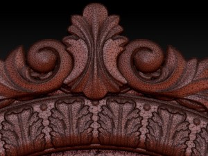 flowers composition bas relief for cnc 3D Model