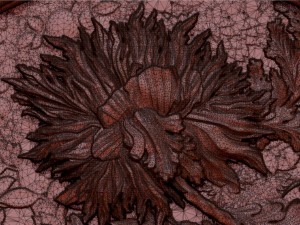 flowers composition bas relief for cnc 3D Model