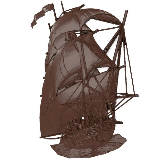 sailer ship bas relief for cnc 3D Model .c4d .max .obj .3ds .fbx .stl .blend