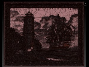 lighthouse and sailboat bas relief for cnc 3D-Modell