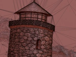 lighthouse and sailboat bas relief for cnc 3D Model