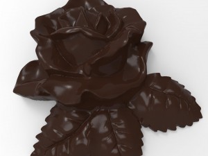 rose bas relief for cnc 3D Model