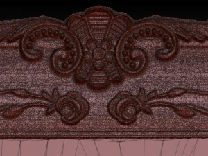 bird bas relief for cnc 3D Model