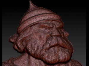 ilya murometz and his combat horse bas relief 3Dモデル
