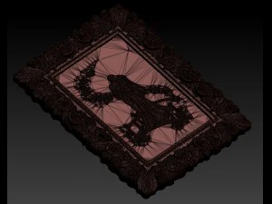 newlyweds just married bas relief for cnc 3D Model