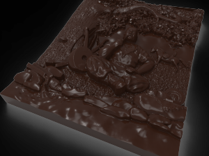 cossack mamay bas relief 3Dモデル