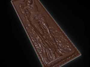 greek girl with water bas relief 3Dモデル