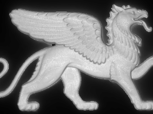 griffin bas relief Model 3D