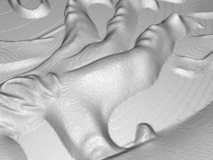 chinese dragon in circle bas relief for cnc 3D-Modell