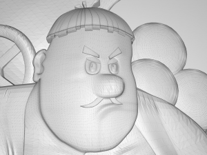 characters from cartoon cossacks bas relief 3Dモデル