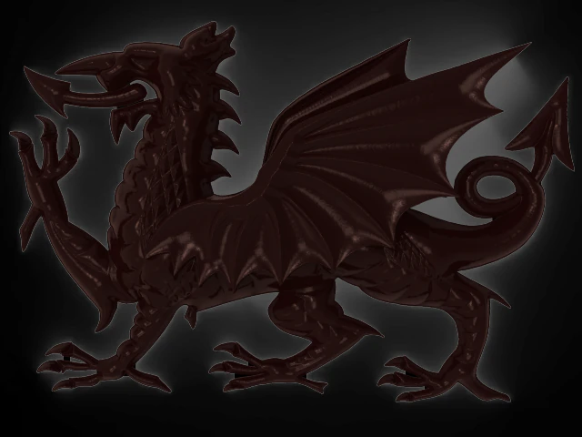 welsh dragon bas relief for cnc 3D Model .c4d .max .obj .3ds .fbx .stl .blend 