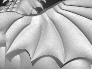 welsh dragon bas relief for cnc Modèle 3D