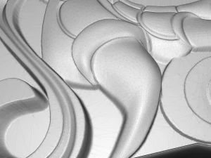 european dragon with wings bas relief for cnc 3D Model