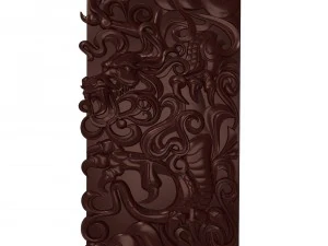 Drag&oacute;n europeo sin alas bajorrelieve para cnc. Modelo 3D