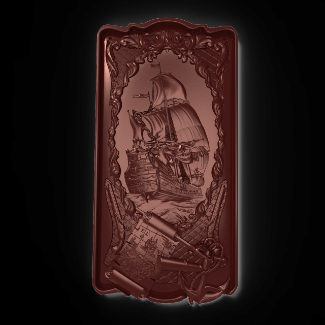 sailing panel bas relief for cnc 3D Model .c4d .max .obj .3ds .fbx .stl .blend 