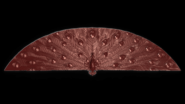 peafowl bas relief for cnc Model 3D .c4d .max .obj .3ds .fbx .stl .blend 