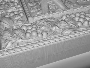 god creating the world bas relief for cnc 3D 模型