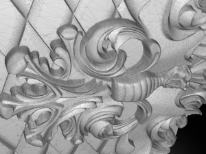 joker and girls bas relief 3D Model