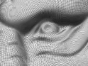 tiger face bas relief 3D-printmodel