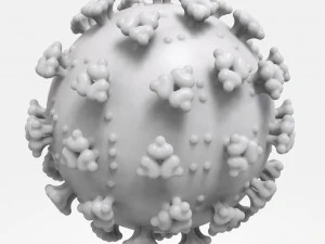 coronavirus sars-cov-2 virion - covid-19 - ncov-2019 - printable 3D Print Model