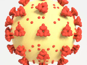 coronavirus sars-cov-2 virion - covid-19 - ncov-2019 - printable 3D Print Model