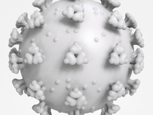 coronavirus sars-cov-2 virion - covid-19 - ncov-2019 - printable 3D-Druckmodell