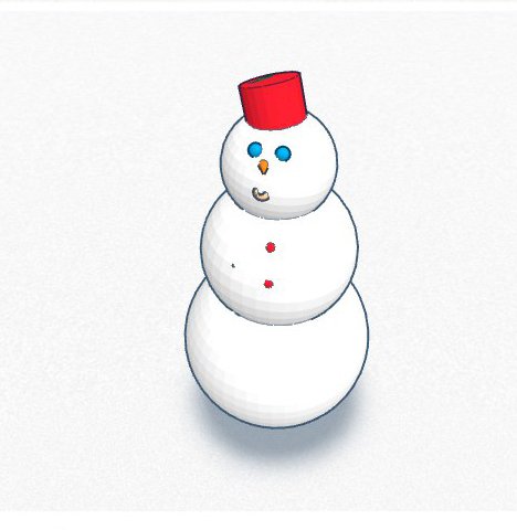 snowman 3D-Modell .c4d .max .obj .3ds .fbx .stl .blend 
