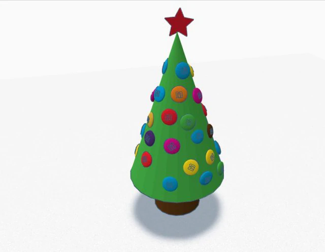 new year tree 3D Model .c4d .max .obj .3ds .fbx .stl .blend